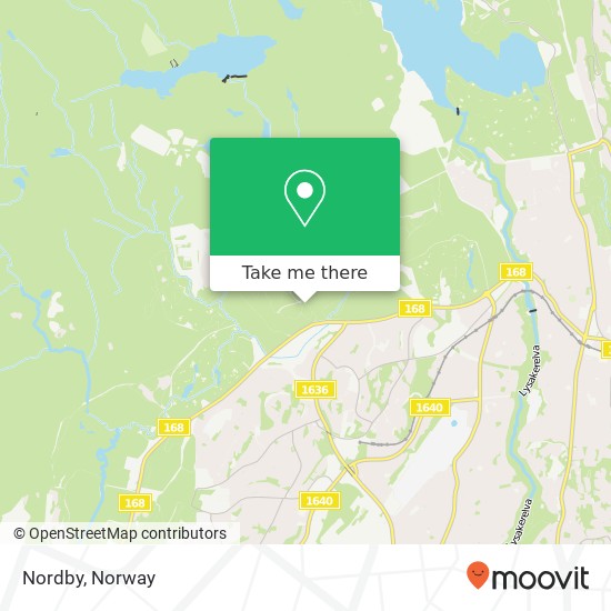 Nordby map