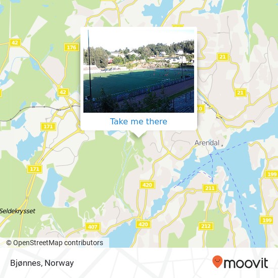 Bjønnes map