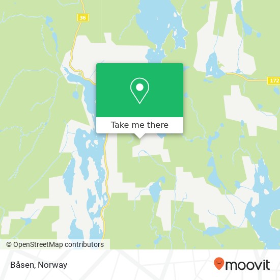 Båsen map