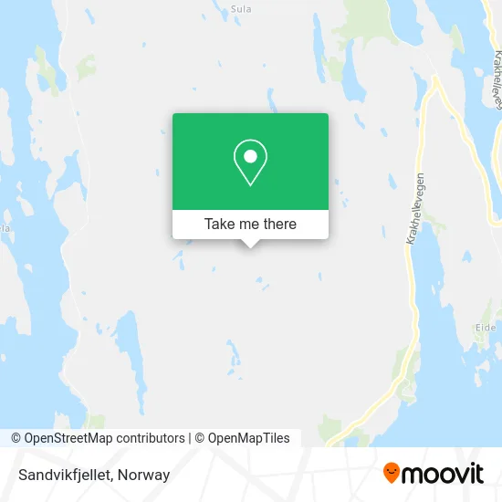 Sandvikfjellet map