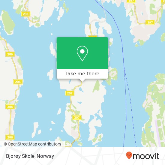 Bjorøy Skole map