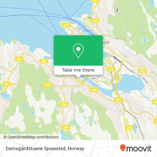 Damsgårdstuene Spisested map