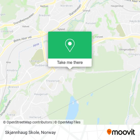 Skjønnhaug Skole map