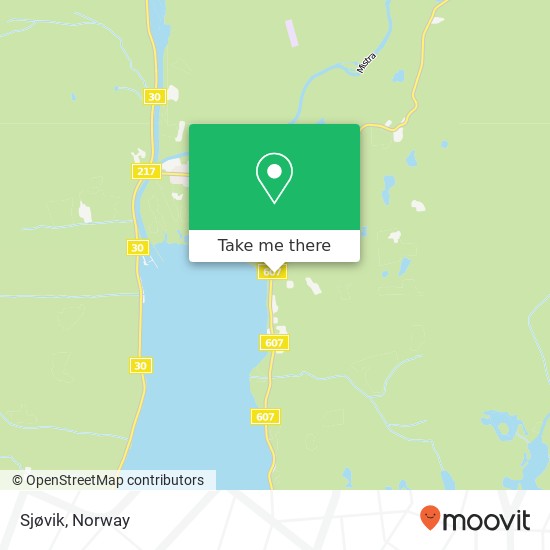 Sjøvik map