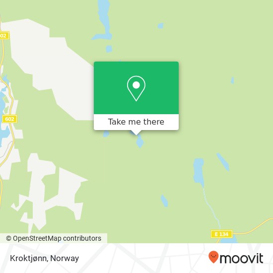 Kroktjønn map