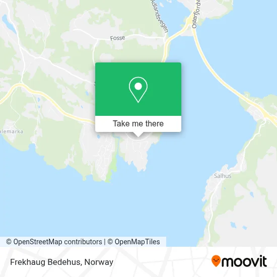 Frekhaug Bedehus map