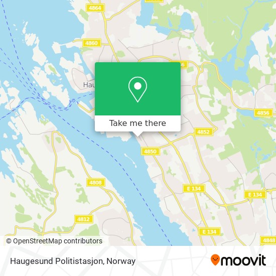 Haugesund Politistasjon map