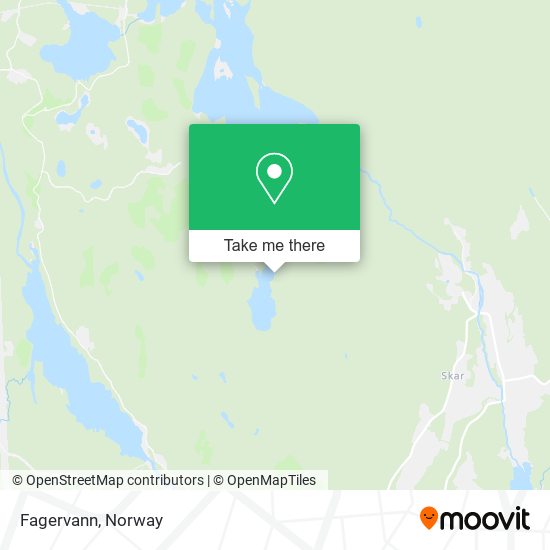 Fagervann map