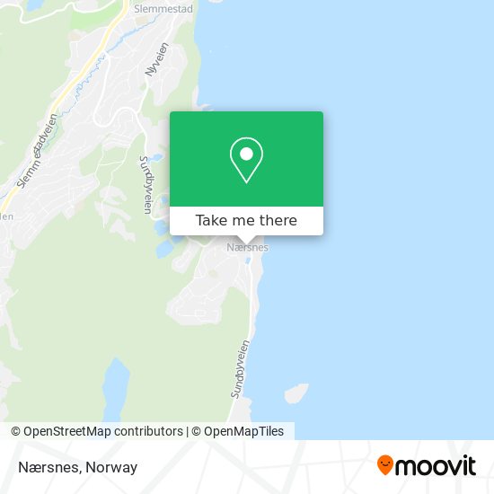 Nærsnes map