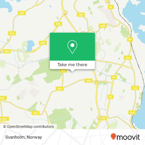 Svanholm map