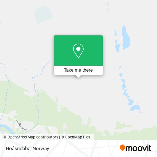 Hoåsnebba map