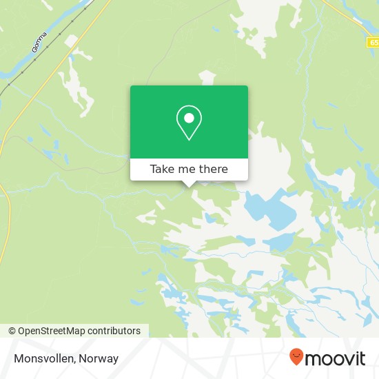 Monsvollen map