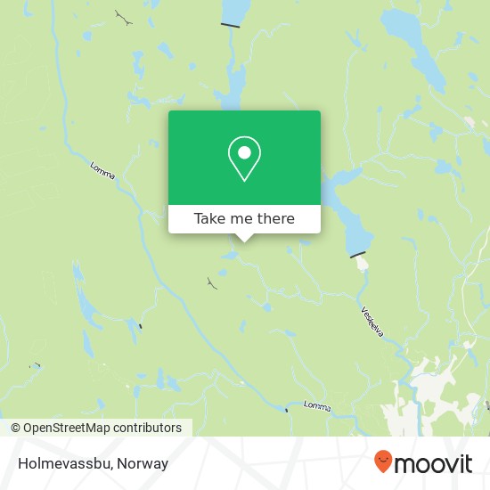 Holmevassbu map