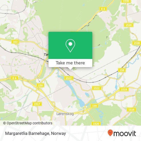 Margaretlia Barnehage map