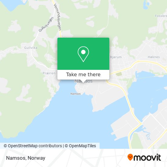 Namsos map