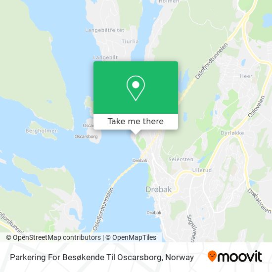 Parkering For Besøkende Til Oscarsborg map