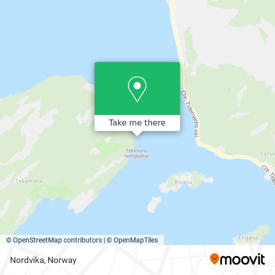 Nordvika map