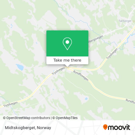 Midtskogberget map