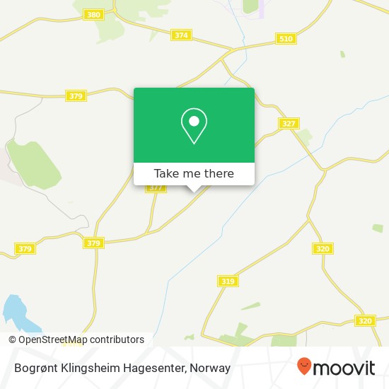 Bogrønt Klingsheim Hagesenter map