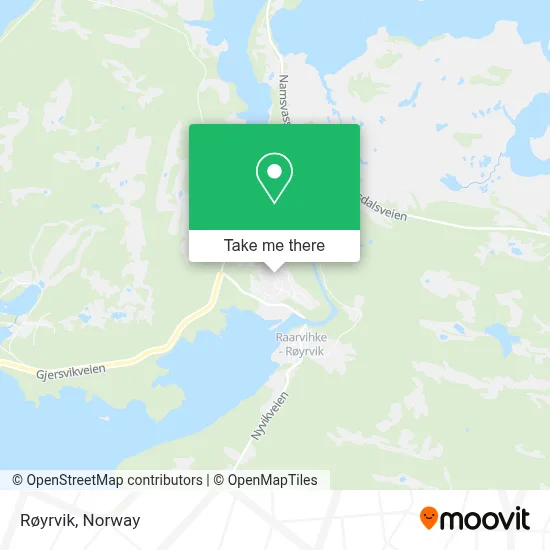 Røyrvik map