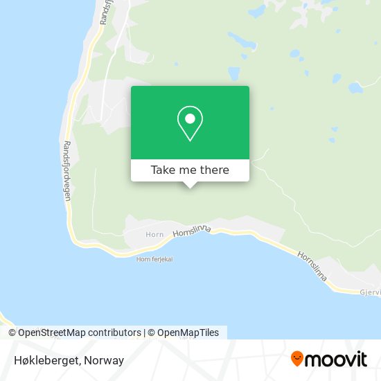 Høkleberget map