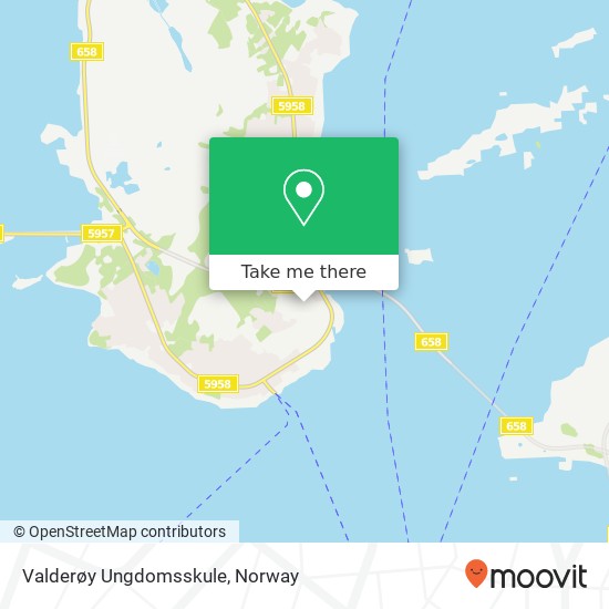 Valderøy Ungdomsskule map