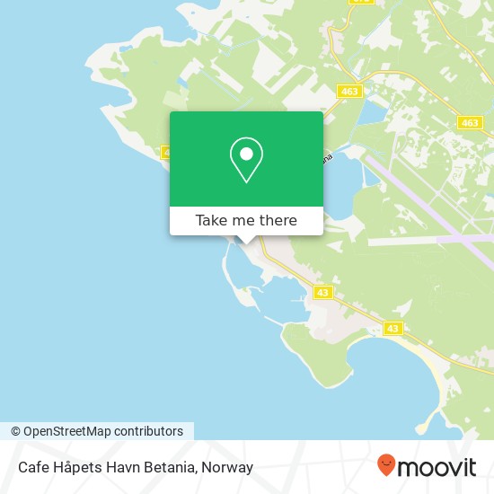 Cafe Håpets Havn Betania map