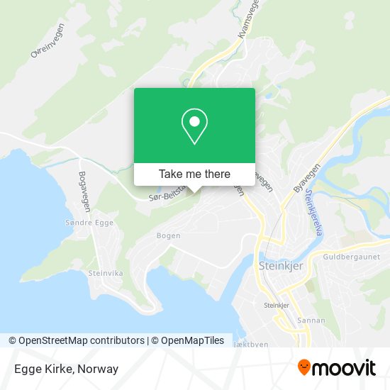 Egge Kirke map