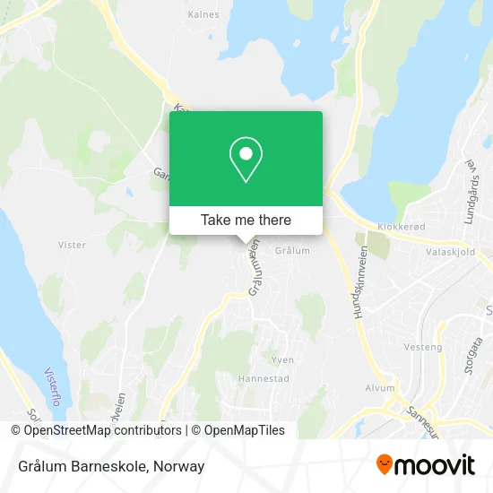 Grålum Barneskole map