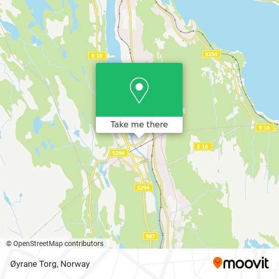 Øyrane Torg map
