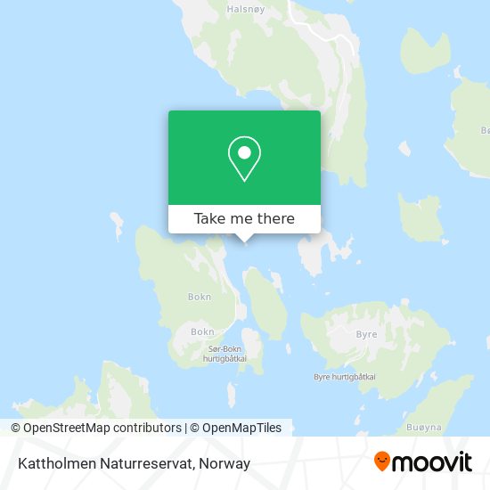 Kattholmen Naturreservat map