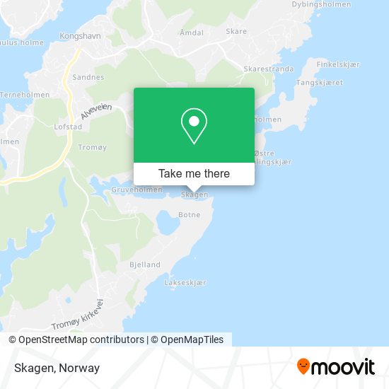 Skagen map