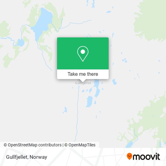 Gullfjellet map