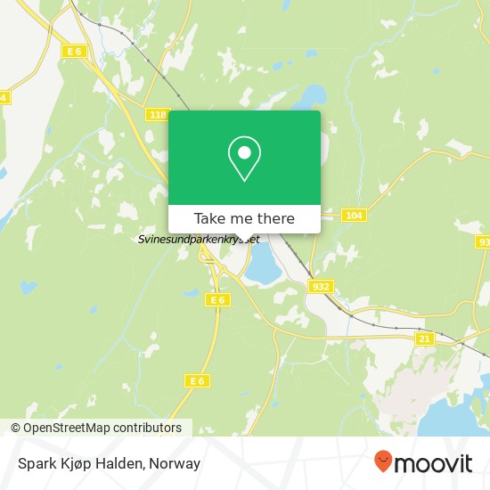 Spark Kjøp Halden map