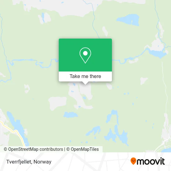 Tverrfjellet map