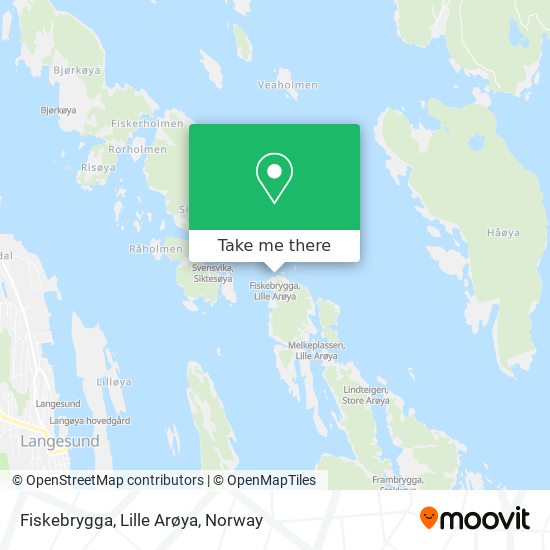 Fiskebrygga, Lille Arøya map