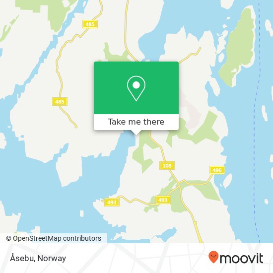 Åsebu map