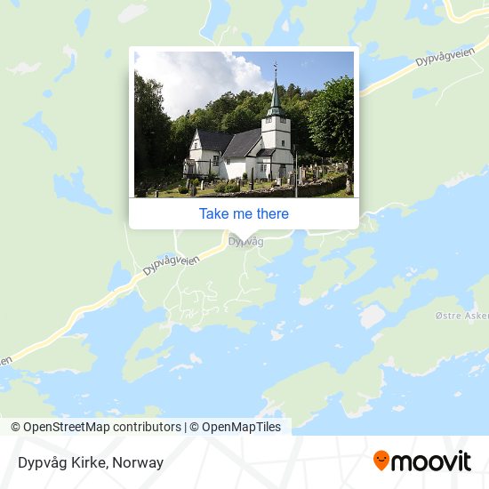Dypvåg Kirke map