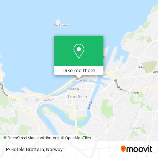 P-Hotels Brattøra map