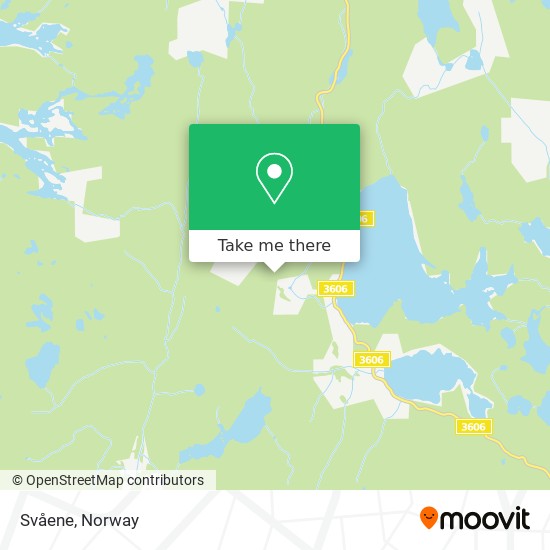 Svåene map