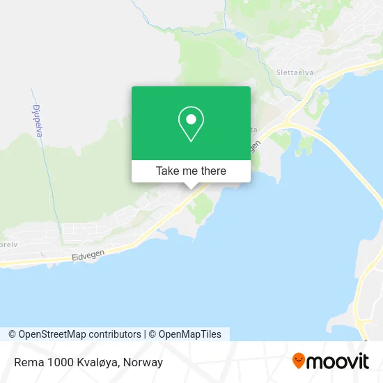 Rema 1000 Kvaløya map