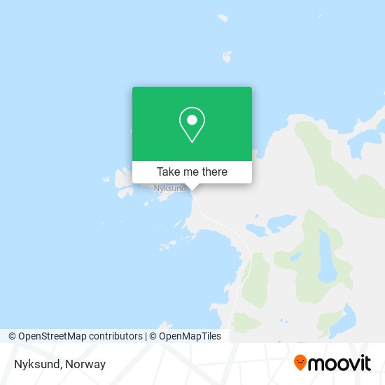 Nyksund map