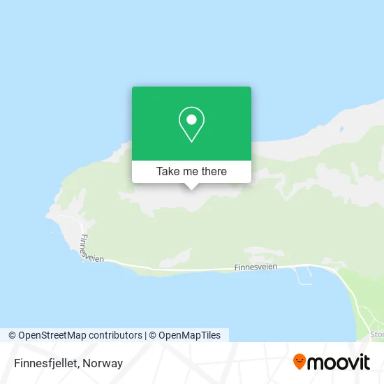 Finnesfjellet map