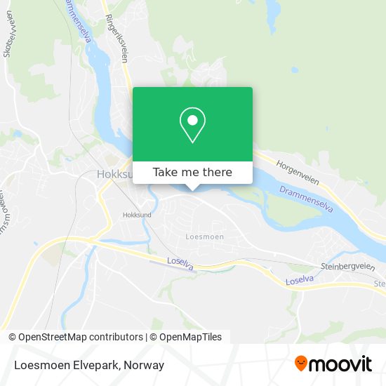 Loesmoen Elvepark map