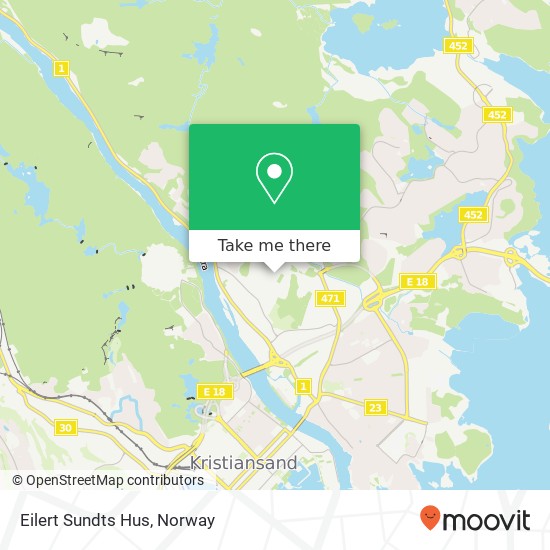 Eilert Sundts Hus map