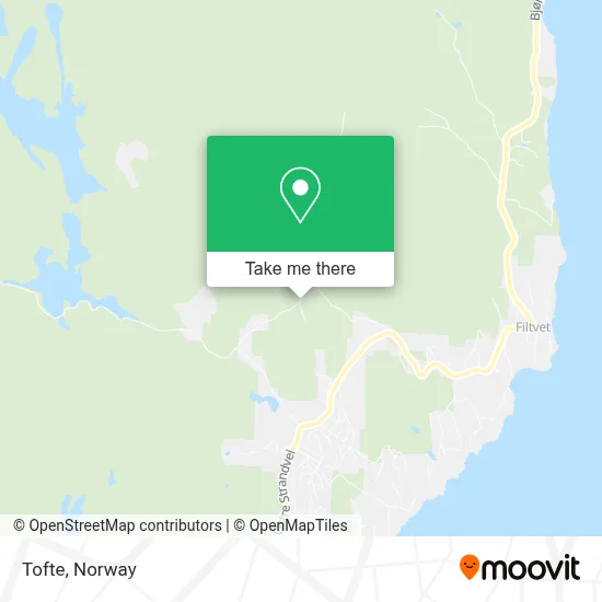 Tofte map