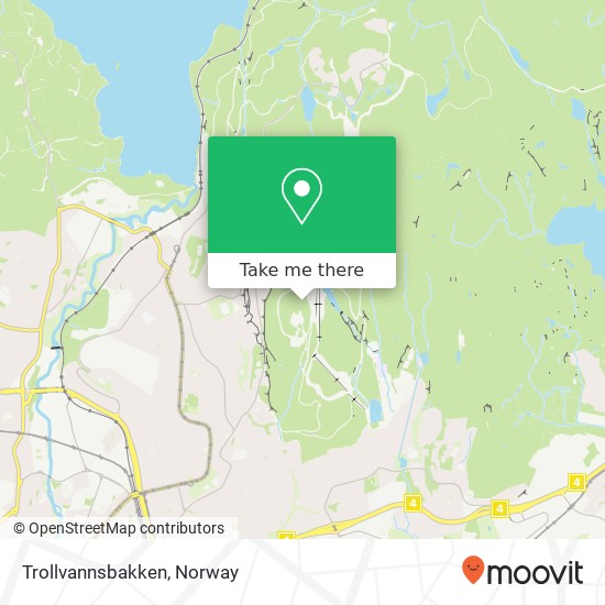 Trollvannsbakken map