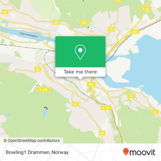 Bowling1 Drammen map