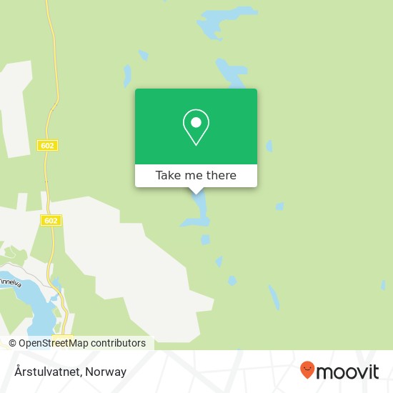 Årstulvatnet map