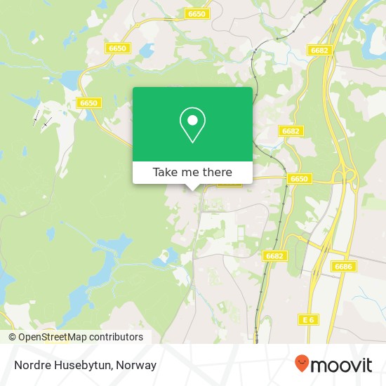 Nordre Husebytun map